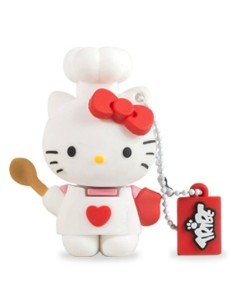Tribe Hello Kitty Pendrive - Memoria USB Flash Drive 2.0, de goma, de 8 GB con llavero, diseño Cocinera: Kiwiku.com: Informátic