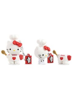 Tribe Hello Kitty Pendrive - Memoria USB Flash Drive 2.0, de goma, de 8 GB con llavero, diseño Cocinera: Kiwiku.com: Informátic 2