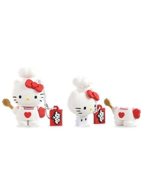 Tribe Hello Kitty Pendrive - Memoria USB Flash Drive 2.0, de goma, de 8 GB con llavero, diseño Cocinera: Kiwiku.com: Informátic