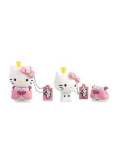 Tribe Hello Kitty Pendrive - Memoria USB Flash Drive 2.0, de goma, de 8 GB con llavero, diseño Princesa: Kiwiku.com: Informátic 2