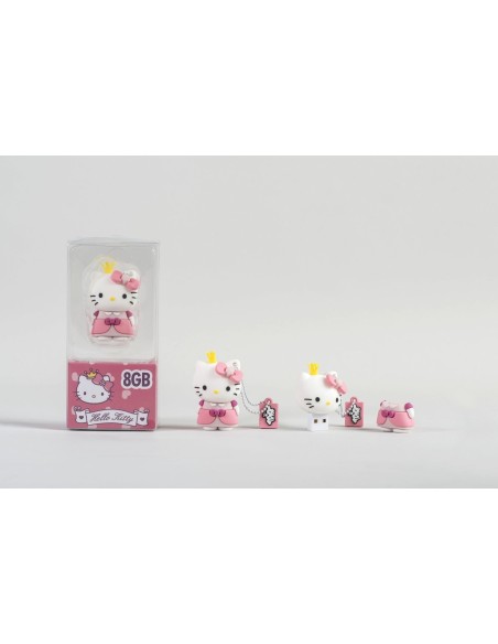 Tribe Hello Kitty Pendrive - Memoria USB Flash Drive 2.0, de goma, de 8 GB con llavero, diseño Princesa: Kiwiku.com: Informátic