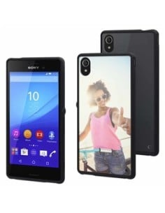 funda myframe bi-material negro/transparente sony xperia m4 aqua/m4 aqua dual made for xperia SEBMC0042 kiwiku.com