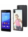 Funda myframe bi-material negro/transparente sony xperia m4 aqua/m4 aqua dual made for xperia