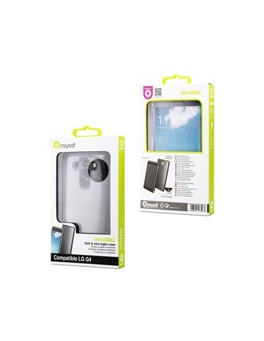 funda minigel transparente lg g4 muvit MUSKI0494 kiwiku.com