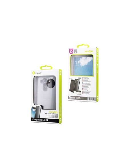 funda minigel transparente lg g4 muvit MUSKI0494 kiwiku.com