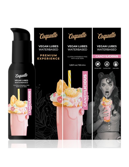 Compra Lubricante Vegano Candylicious 100ml - COQUETTE COSMETICS en Kiwiku