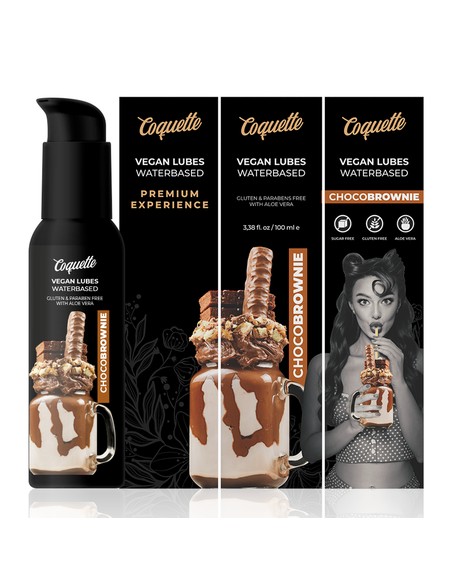 Compra Lubricante Vegano Chocobrownie 100ml - COQUETTE COSMETICS en Kiwiku