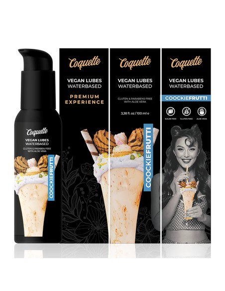 Compra Lubricante Vegano Cookiefrutti 100ml - Coquette Cosmetics en Kiwiku