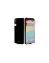 Cover aero en tpu para bq aquaris e6 incluye película protectora, color negro