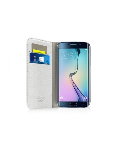 Sbs funda libro samsung galaxy s6 edge blanco TEBOOKSTYLESASEW kiwiku.com