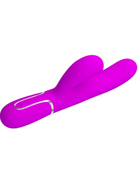 Vibrador Multifuncional PRETTY LOVE Perlita 3 En 1 Violeta - Kiwiku