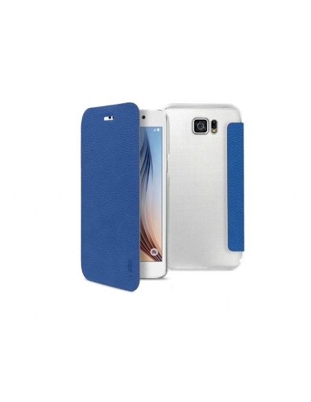 Sbs funda libro tapa transparente galaxy s6 azul TEBOOKYOUNGSAS6B kiwiku.com