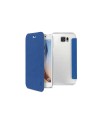 Sbs funda libro tapa transparente galaxy s6 azul