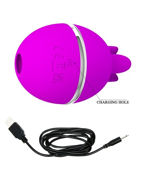 Vibrador De Silicona Redondo Gemini Ball Morado - PRETTY LOVE | Kiwiku
