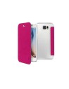 Sbs funda libro tapa transparente galaxy s6 rosa