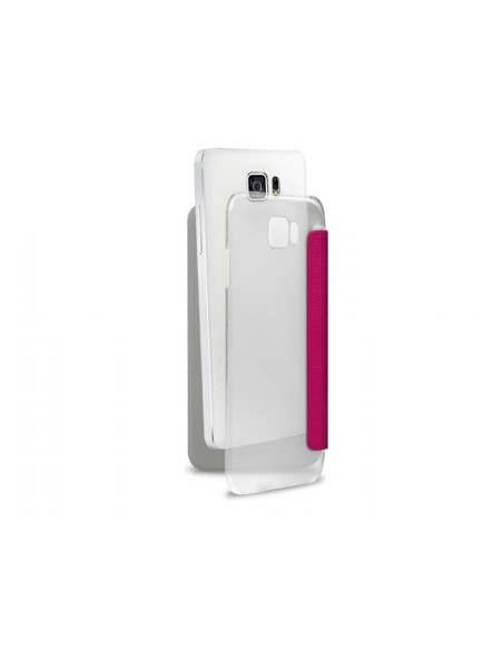 Sbs funda libro tapa transparente galaxy s6 rosa TEBOOKYOUNGSAS6P kiwiku.com