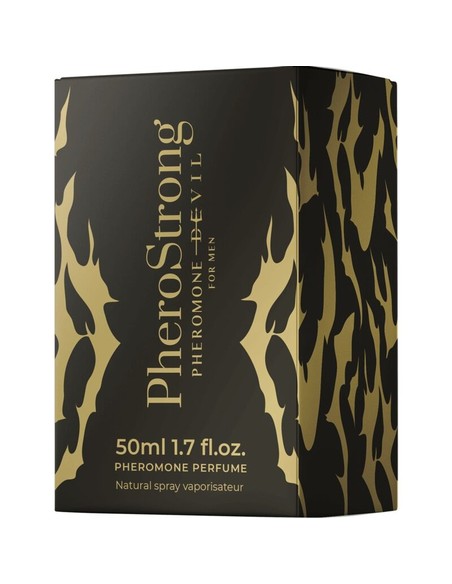 PHEROSTRONG Devil Perfume Con Feromonas Para Hombre 50 Ml - Kiwiku