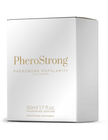 PHEROSTRONG Perfume Con Feromonas Popularity Para Mujer 50 Ml - Kiwiku