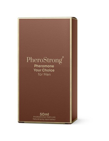 PHEROSTRONG Your Choice Perfume Con Feromonas Para Hombre 50 Ml - Kiwiku