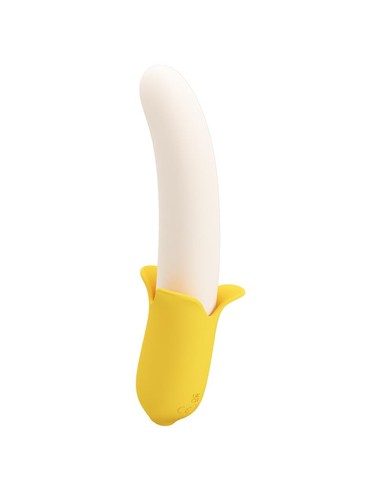 Vibrador PRETTYLOVE Banana Geek Thrusting USB 7 Modos