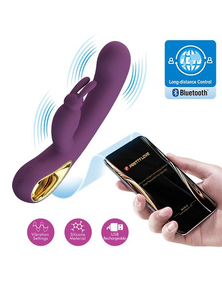 Compra PRETTYLOVE Liam Vibrador Punto G con APP en Kiwiku