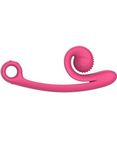 Compra SNAIL VIBE Curve Vibrador Rosa en Kiwiku - Diseño Ergonómico y Múltiples Modos
