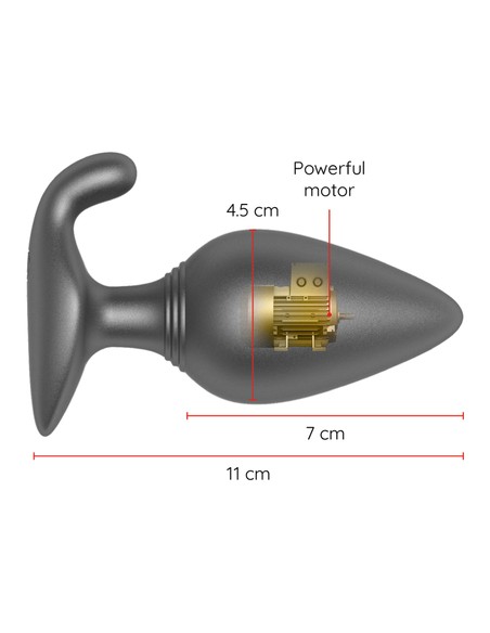 ONINDER Rio Plug Anal Vibrador Negro - Compra en Kiwiku