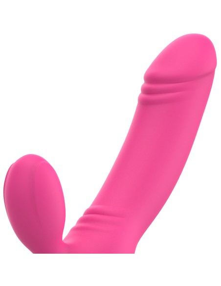Vibrador Doble Estimulación OHMAMA BIX Xmas Edition Rosa - Kiwiku