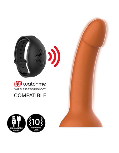 MYTHOLOGY Rune Royal Dildo M - Vibrador Dorado Compatible con Watchme