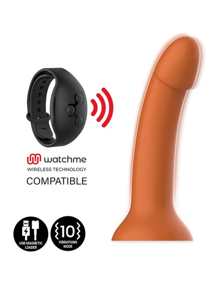 MYTHOLOGY Rune Royal Dildo M - Vibrador Dorado Compatible con Watchme