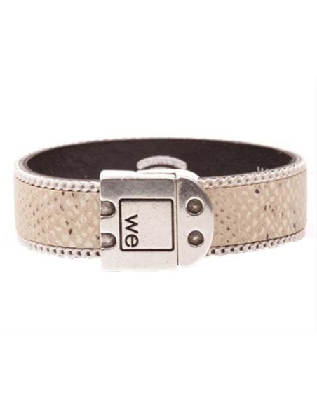 Pulsera con tecnología NFC para comunicación por proximidad con móviles Android, talla S, beige - Electrónica - Kiwiku.com