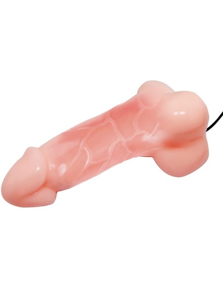 Vibrador Realístico Bárbara Natural 21 Cm Con Ventosa Y Vibración Multivelocidad - BAILE