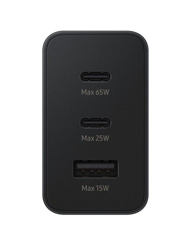 Compra Samsung Travel Adapter Trio 65W Negro EP-T6530NB en Kiwiku
