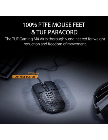 Compra Asus TUF Gaming M4 Air Ratón Ambidiestro 16000 DPI en Kiwiku