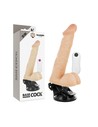 Basecock Vibrador Realístico Articulable Con Control Remoto Natural 20 Cm X 4.5 Cm