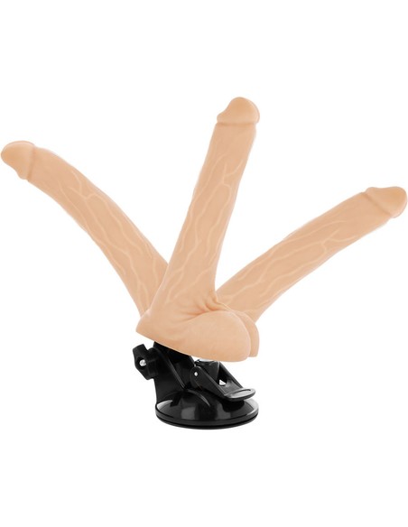 Vibrador Realístico BASECOCK Articulable 18.5 cm - Kiwiku