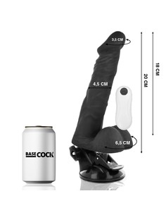 basecock_-_vibrador_realístico_articulable_con_control_remoto_negro_20_cm_-_Ø_4.5_cm_8435565908553_oferta 2