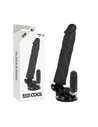 Basecock Vibrador Realístico Control Remoto Negro 21 Cm X 4 Cm
