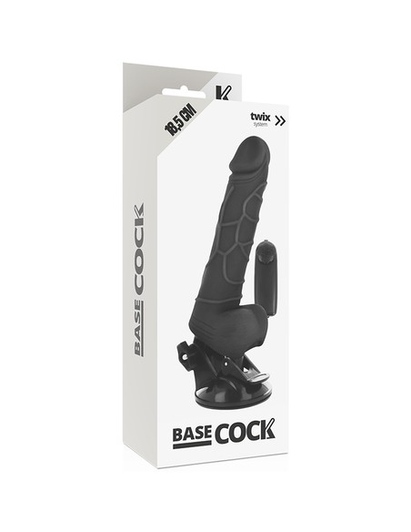 basecock_-_vibrador_realístico_control_remoto_negro_18.5_cm_x_4_cm_8435565908331_barato