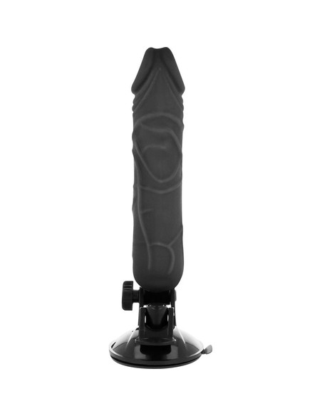 Vibrador Realístico BASECOCK Negro 20 cm - Kiwiku