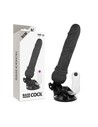Basecock Vibrador Realístico Control Remoto Negro 19.5 Cm X 4 Cm