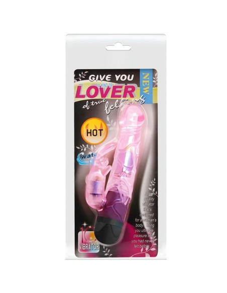 BAILE VIBRATORS Give You Lover Vibrador Rabbit Rosa - Kiwiku