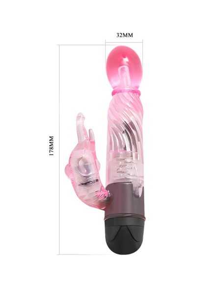 Vibrador Rabbit Rosa BAILE VIBRATORS - 10 Modos De Estimulación
