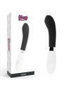 Glossy John Vibrador Negro - 10 Modos de Vibración - 12 Cm