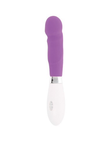 Vibrador GLOSSY Paul Lila 12cm 10 Modos - Kiwiku