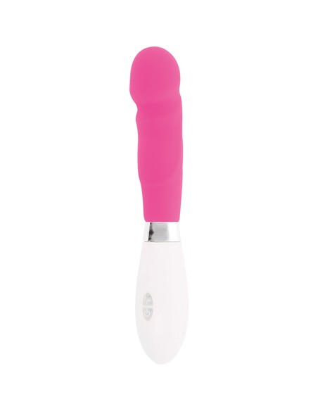 Vibrador Paul Rosa GLOSSY - 10 Modos de Placer - 12cm
