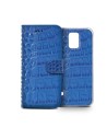 Funda y carcasa para galaxy s5 de cocodrilo azul