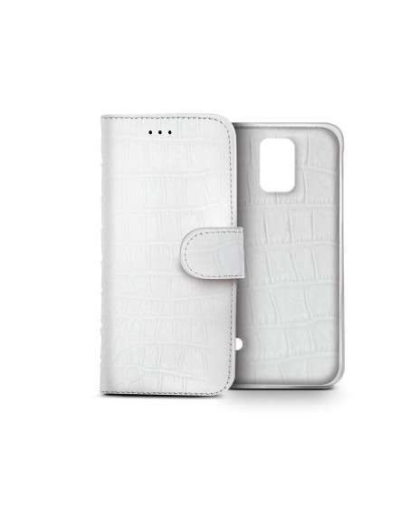 Funda y carcasa para galaxy s5 de cocodrilo blanco CROCOAGS5WH kiwiku.com