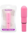 Glossy Pocket Vibrador Rosa Intenso