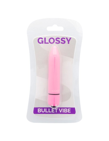 GLOSSY Thin Vibrador Rosa Intenso - Compacto y Resistente al Agua